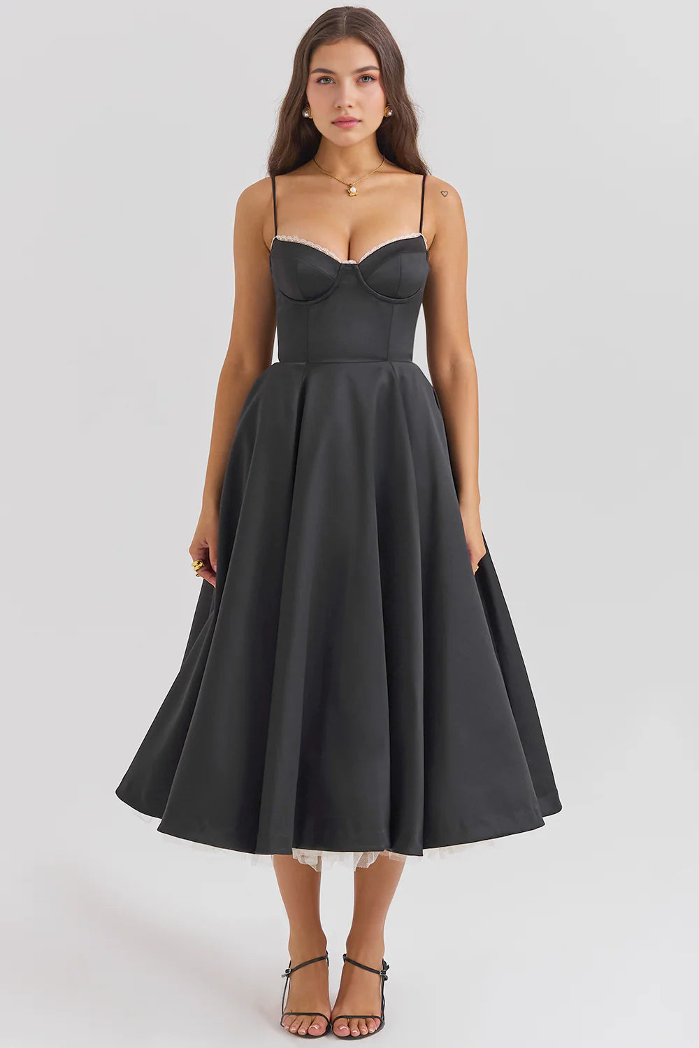 Cloe Midi Dress - Double Layer