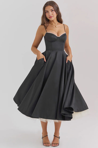 Cloe Midi Dress - Double Layer
