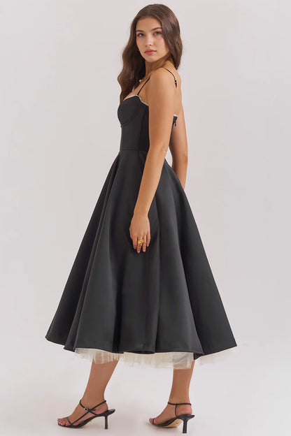Cloe Midi Dress - Double Layer