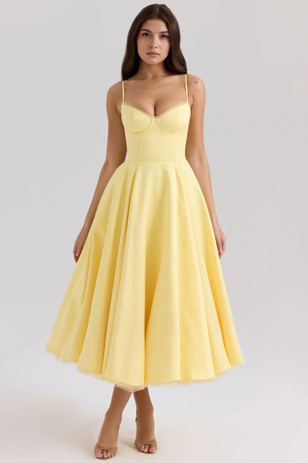 Cloe Midi Dress - Double Layer