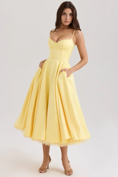 Cloe Midi Dress - Double Layer